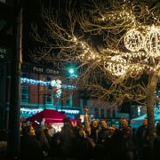 Witham town centre was lit up for the returning festive fair