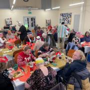Festive: Braintree Salvation Army's community meal on Christmas Day