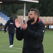 Embrace it: Braintree Town boss Angelo Harrop is looking forward to his side's big clash with Yeovil Town this weekend.