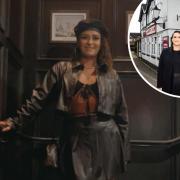 Passionate - Cherry Tree pub landlord,  Chantelle Salhotra, next to an inset image of herself and the pub