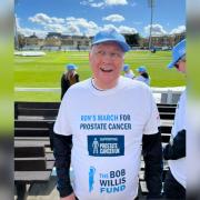 Inspiration - Ron Hedley, 74, has raised about £50k through his cricket walks across the country