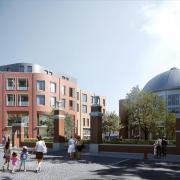 An image of the new homes on Manor Street in Braintree town centre