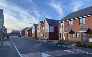 AFFORDABLE HOUSING: A row of homes in East Street, Braintree