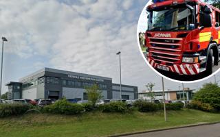 Smoke logged- Kia's vehicle preparation centre in Great Notley caught alight on Wednesday