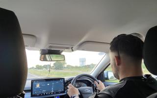 Protecting: inside an Essex Police vehicle