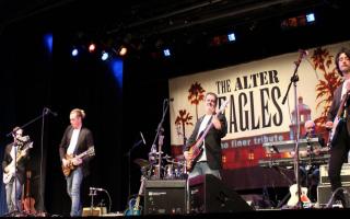 TOP TRIBUTE: The Alter Eagles performing on stage