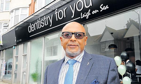 Dentist and businessman –  Dr Esmail Harunani’s Dentistry For You chain of surgeries has 11 practices and employs 150 staff, including 70 dental surgeons